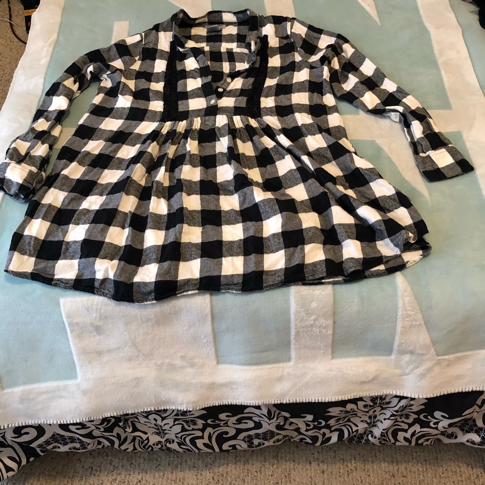 Flannel dress shirt